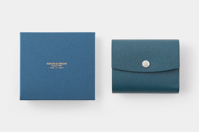 HIROAN（博庵） for TOUCH & FLOW 三つ折りミニ財布｜タッチアンド