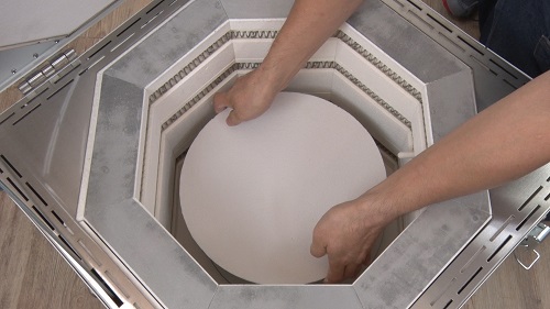 陶芸 陶芸窯 日本ヴォーグ社 上扉式電気窯 100V アートキルン SV1型