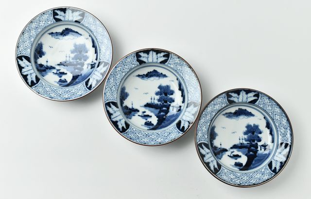 岩永 浩 祥瑞山水図リム5寸皿 ｜ 暮らしのうつわ花田 和食器 通販