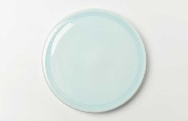 陶房独歩炎 8 青白磁台皿7寸 ｜ 暮らしのうつわ花田 和食器 通販