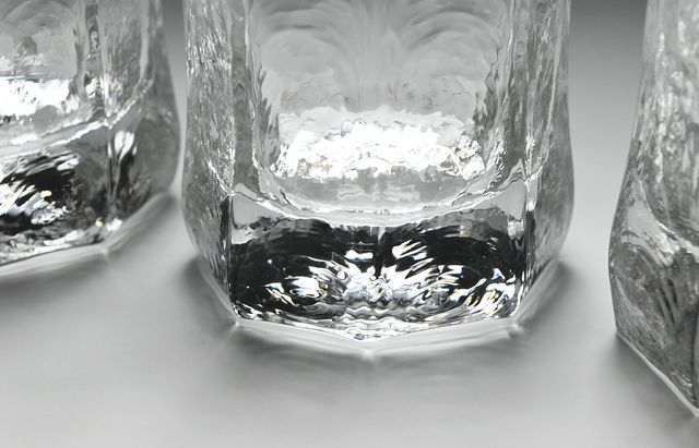 西山芳浩 八角グラス（大） ｜ 暮らしのうつわ花田 和食器 通販