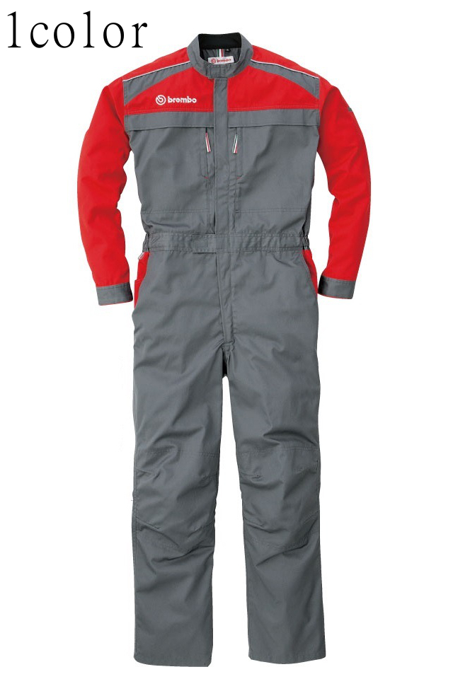 brembo】長袖メカニックスーツ帯電防止ツナギBR-5800