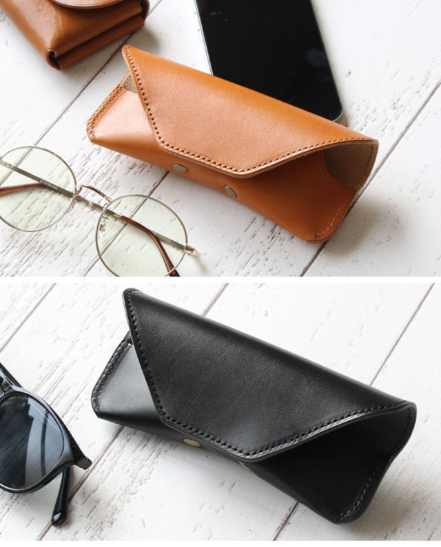 本革 メガネケース 眼鏡ケース 眼鏡入れ 眼鏡カバー 栃木レザー
