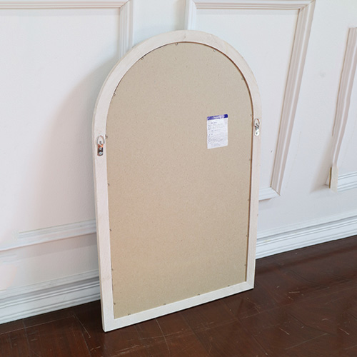 シャビーシック アンティークウィンドウミラー ホワイト｜おしゃれ