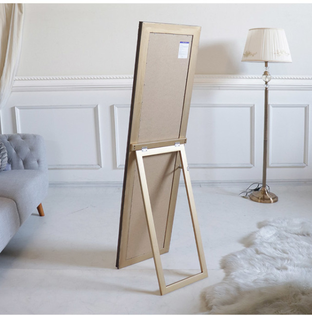 スタンドミラー 姿見 ゴールド アンティーク｜おしゃれインテリア