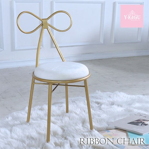 francfranc̈❁*リボンチェアホワイト 【公式通販】