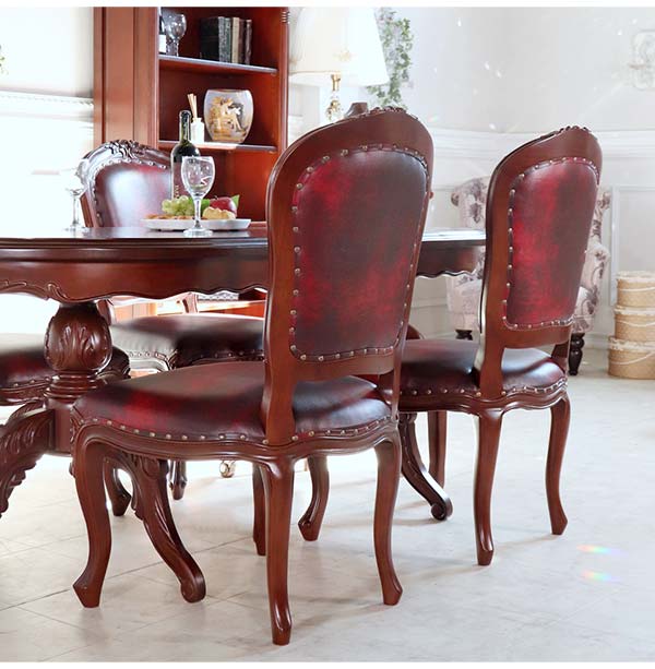革張りダイニングチェア ワイン Famille ファミーユ｜おしゃれ