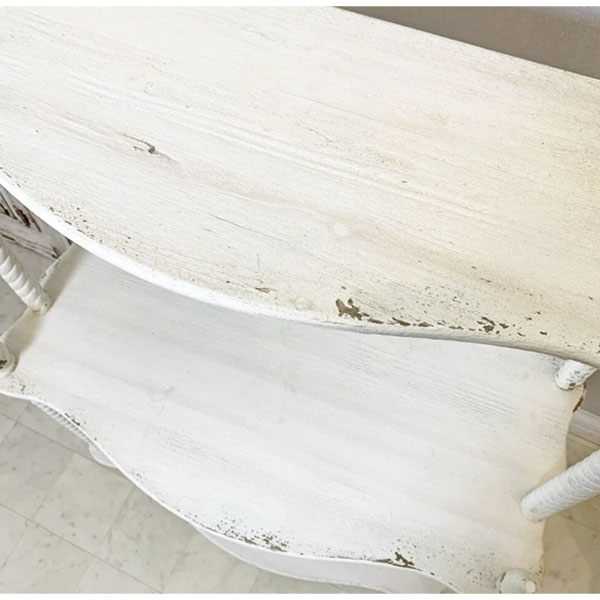 アンティーク シャビーシック 4段シェルフ オープンラック 高さ160cm