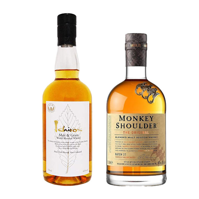 日英ウイスキーセット】（イチローズ モルト＆グレーン ホワイトラベル