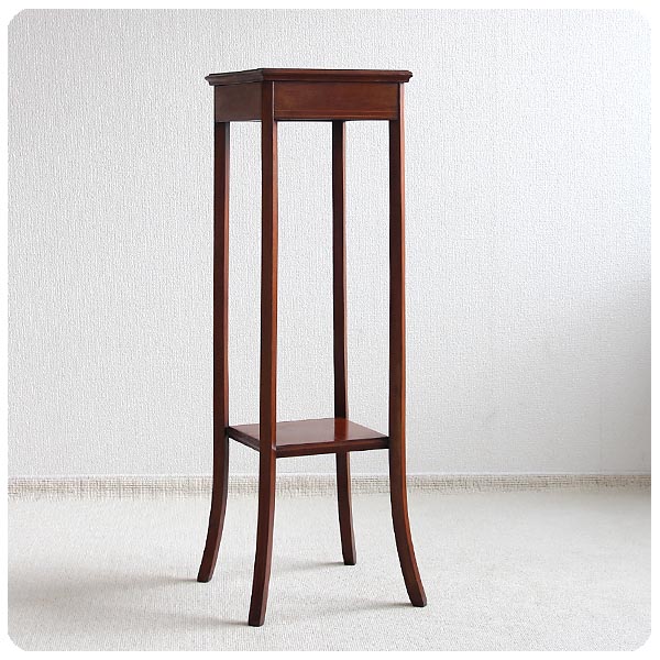 イギリス アンティーク フラワースタンド 花台 インレイ装飾 英国 家具