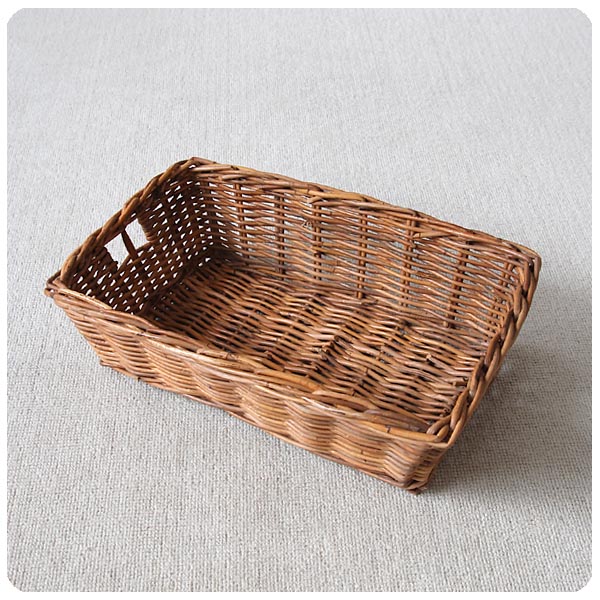 イギリス アンティーク バスケット ピクニックバスケット かご 籐