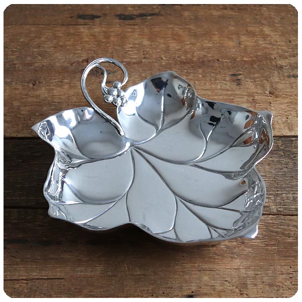 イギリス アンティーク シルバープレートトレイ/銀メッキ/トレー/盛皿