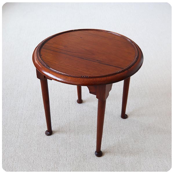 イギリス アンティーク ラウンドテーブル/猫脚/英国/家具/飾り台/店舗