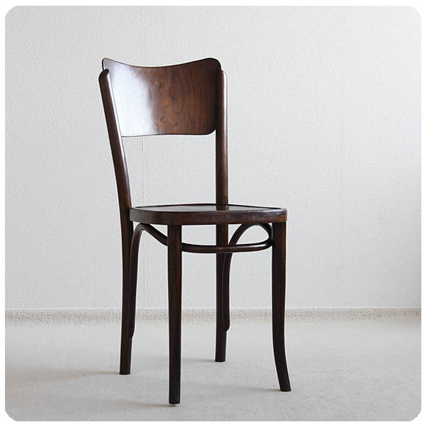 ポーランド アンティーク ベントウッドチェア 曲げ木 木製椅子 カフェ