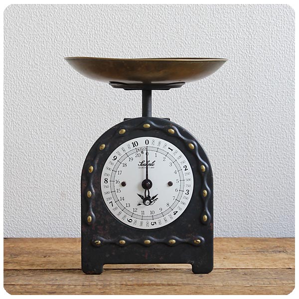 ドイツ アンティーク キッチンスケール ツェーンレ社 天使 量り