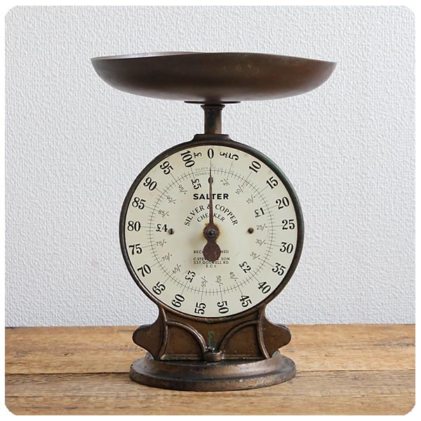 イギリス アンティーク ソルタースケール 量り SALTER インテリア雑貨