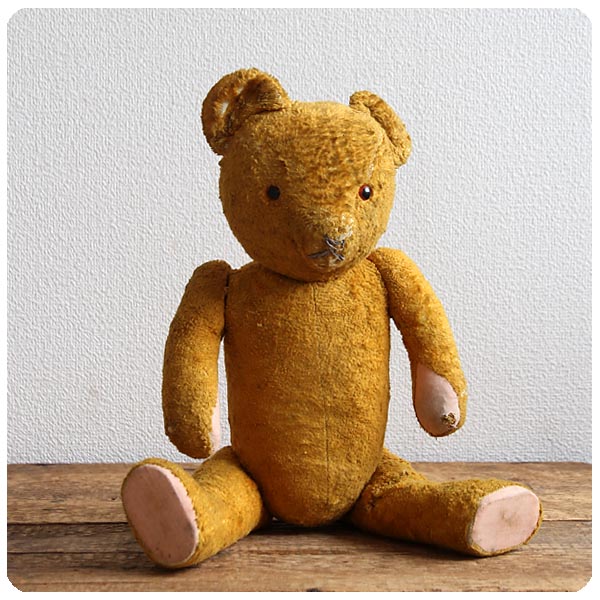 イギリス ヴィンテージ テディベア くまのぬいぐるみ インテリア雑貨
