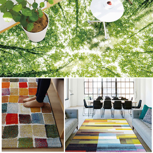 トルコ製 ウィルトン織カーペット 約160×230cm 【45-571】｜激安