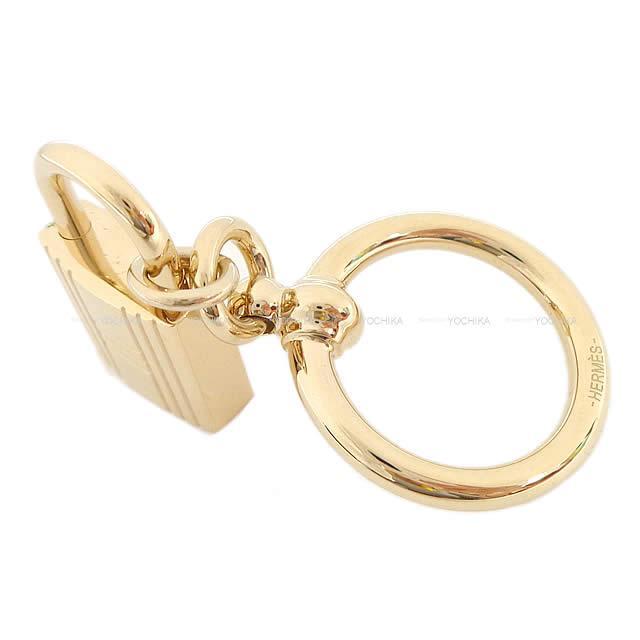 HERMES エルメス スカーフリング ループチャーム カデナ ゴールド