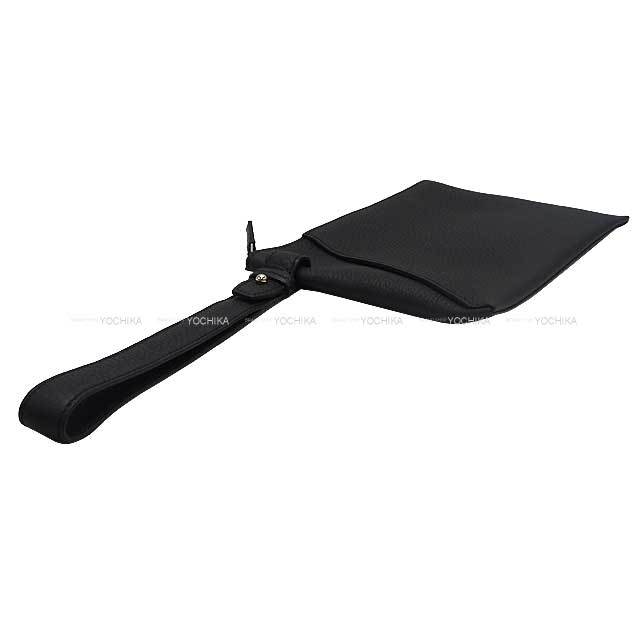 HERMES エルメス クラッチバッグ ヴェルティージュ MM ポーチ 黒