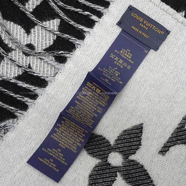 LOUIS VUITTON ルイ・ヴィトン マフラー レイキャビック 黒 (ブラック