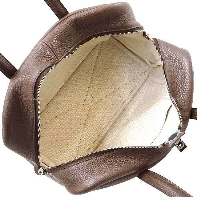 HERMES エルメス ショルダーバッグ ヴィクトリア 2 35 カフェ トリヨン