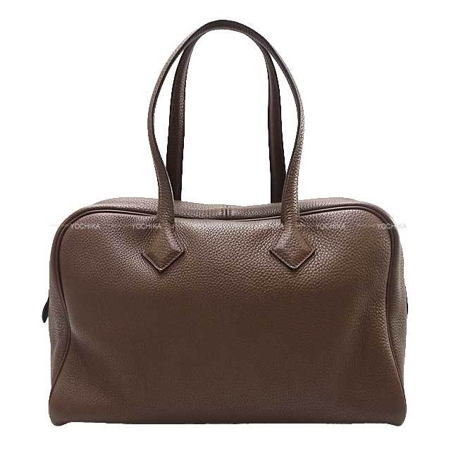 HERMES エルメス ショルダーバッグ ヴィクトリア 2 35 カフェ トリヨン