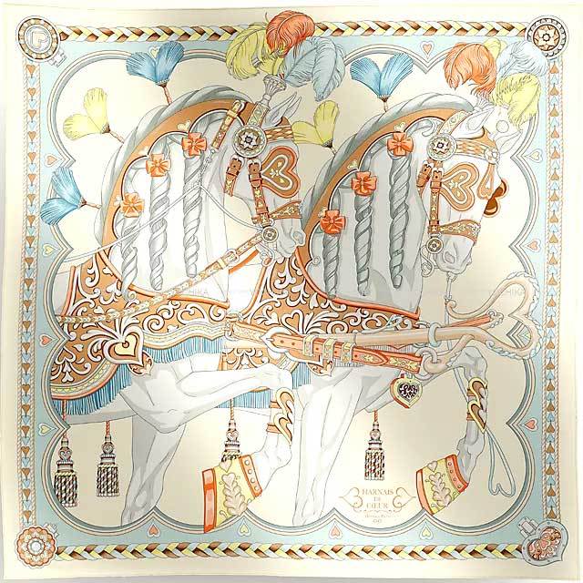 2024年 春夏 新作 HERMES エルメス スカーフ カレ90 アルネ ドゥ