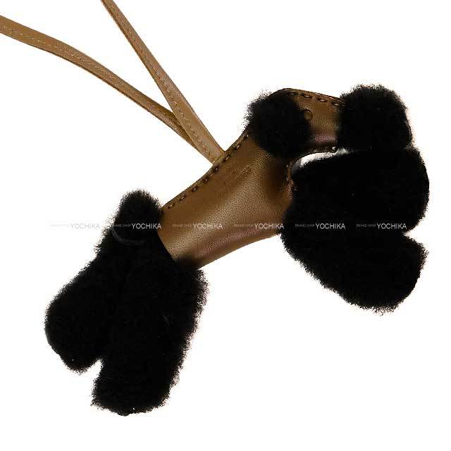 HERMES エルメス バッグチャーム バディ バディ 犬 黒 (ブラック