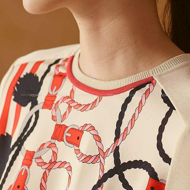 オールド HERMES 幾何学模様 半袖シャツ オールドHERMES 幾何学模様