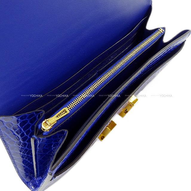 HERMES エルメス 長財布 コンスタンス ロング ブルーエレクトリック