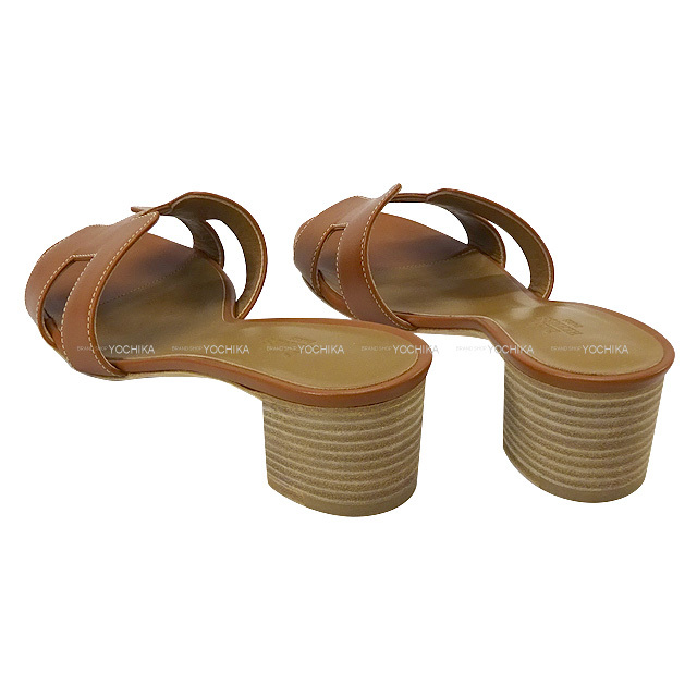 HERMES エルメス サンダル Hモチーフ オアジス (オアシス) ゴールド