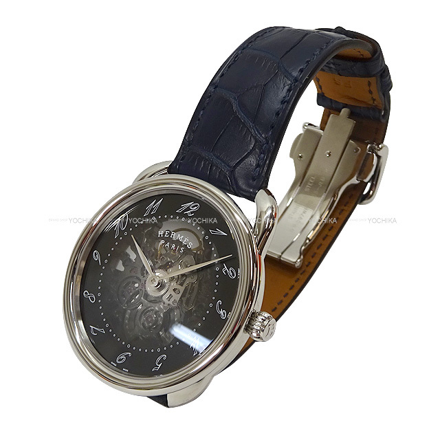 HERMES エルメス 腕時計 メンズ アルソー スケレット 自動巻き AR2.710