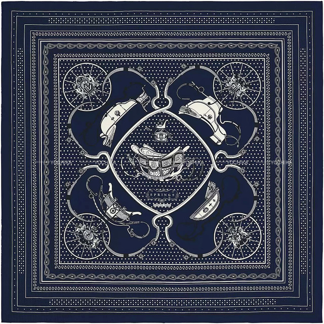 HERMES エルメス スカーフ カレ140 カレジュアン140 スプリング