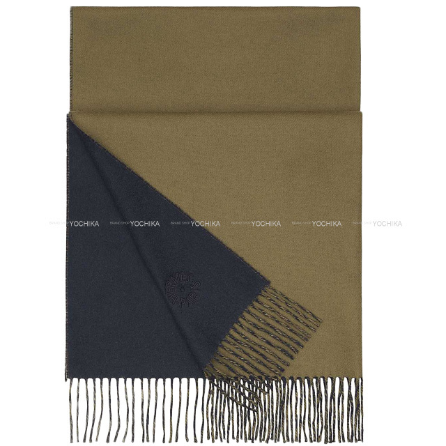 2020年 秋冬 HERMES エルメス ストール 大判 ショール ダブルフェイス