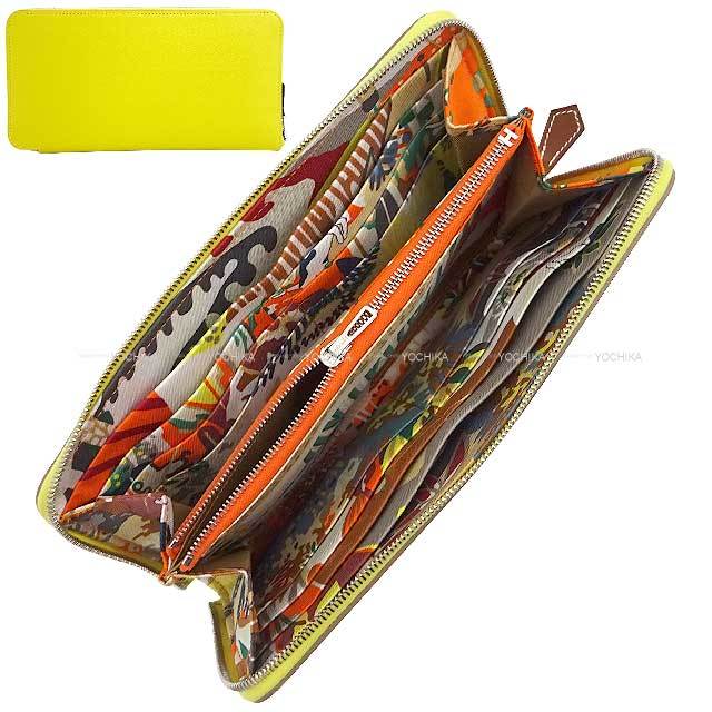 HERMES エルメス 長財布 アザップシルクイン アンリベルテ！(自由に