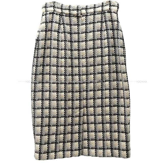 2022年 秋冬 CHANEL シャネル スカート ミモレ丈 ツイード ボタン