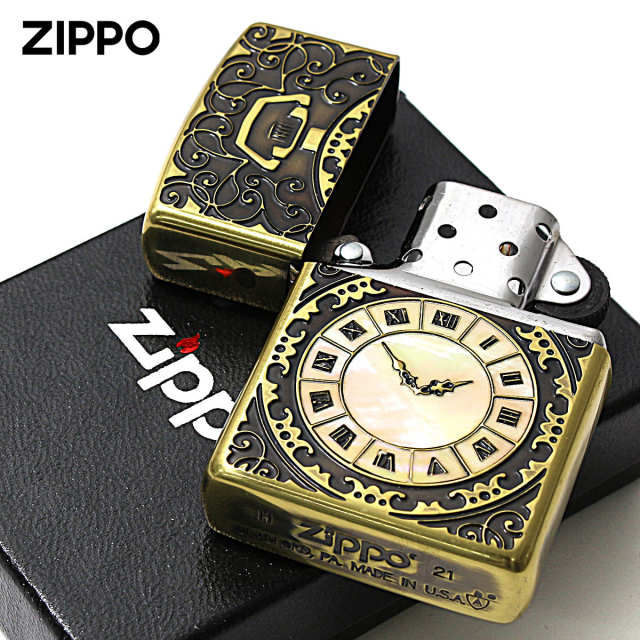 Zippo ジッポー アーマー シェルウォッチ 貝 インレイ 象嵌 ARMOR