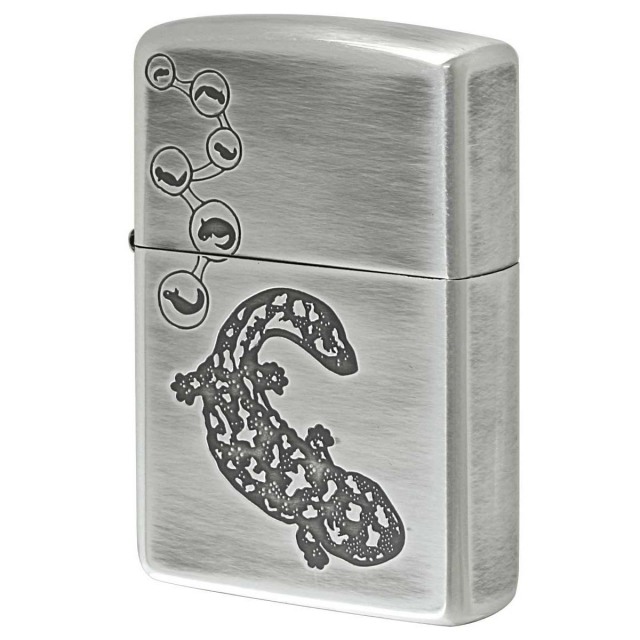 Zippo ジッポー オオサンショウウオ いきものモチーフ 動物 銀メッキ