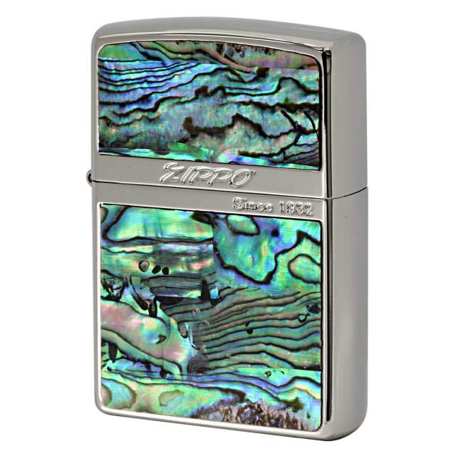 Zippo ジッポー シェル カラーライン 貝 両面加工 ホワイト SHELL LINE