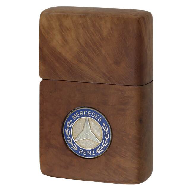 絶版/ヴィンテージ Zippo ジッポー 中古 年製造メルセデスベンツ 木目