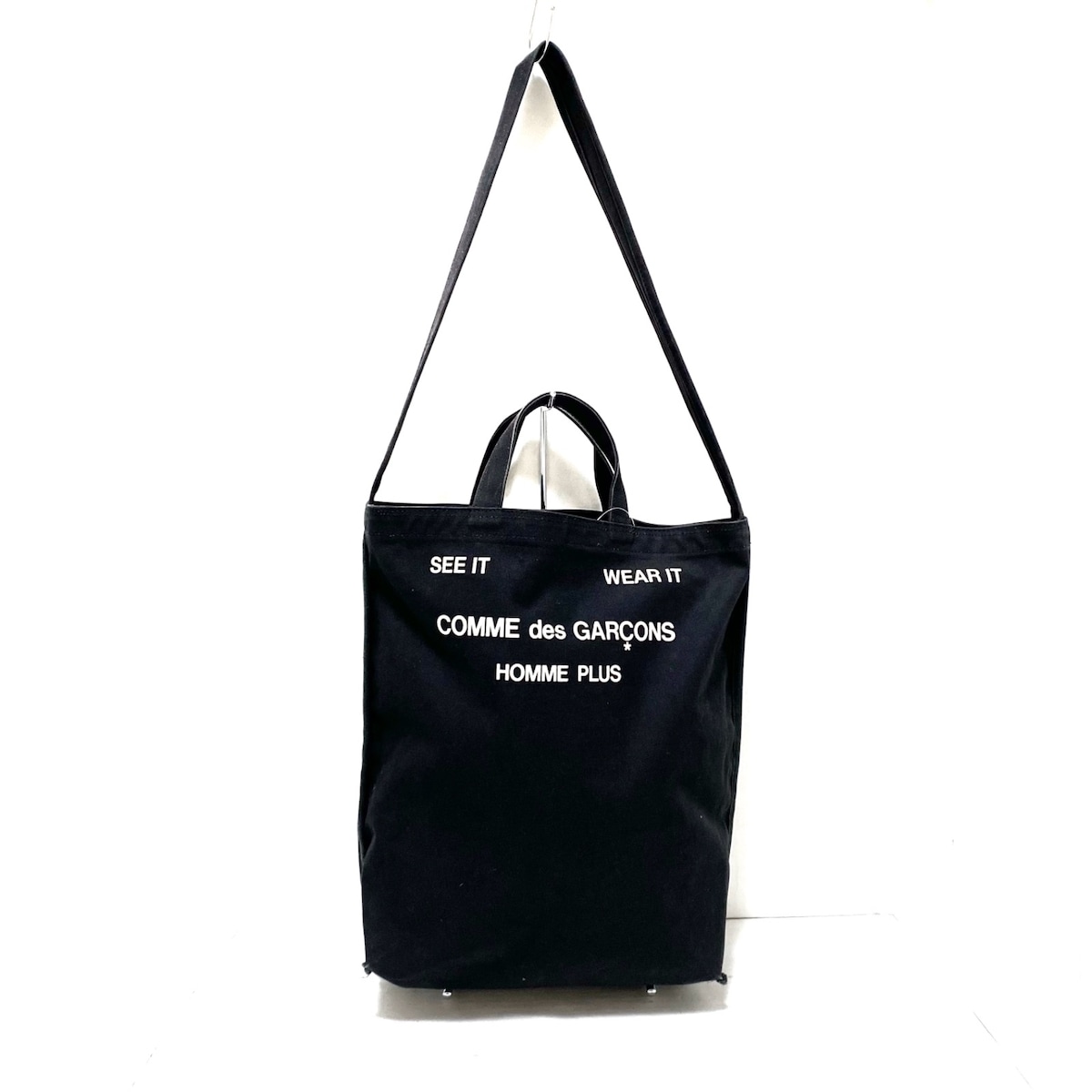 コムデギャルソンオムプリュス/ショルダーバッグ/黒/キャンバスの買取