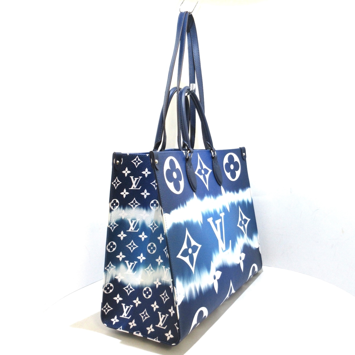 ルイヴィトン/トートバッグ/LVエスカル オンザゴーGM/ブルー