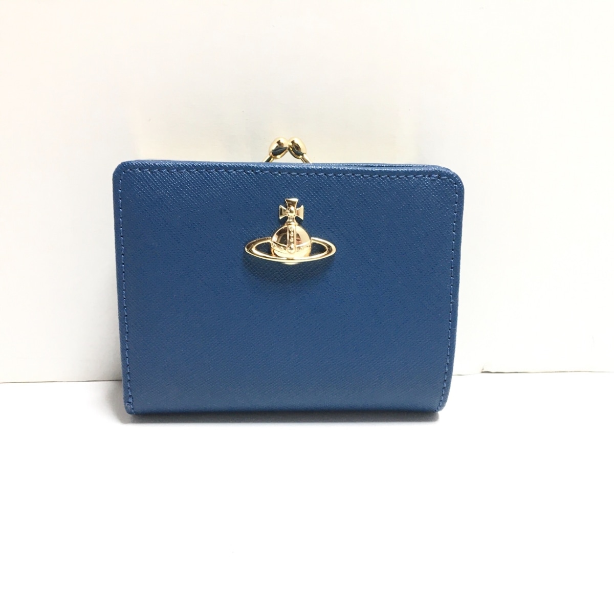 ヴィヴィアンウエストウッドアクセサリーズ/2つ折り財布/ネイビーの