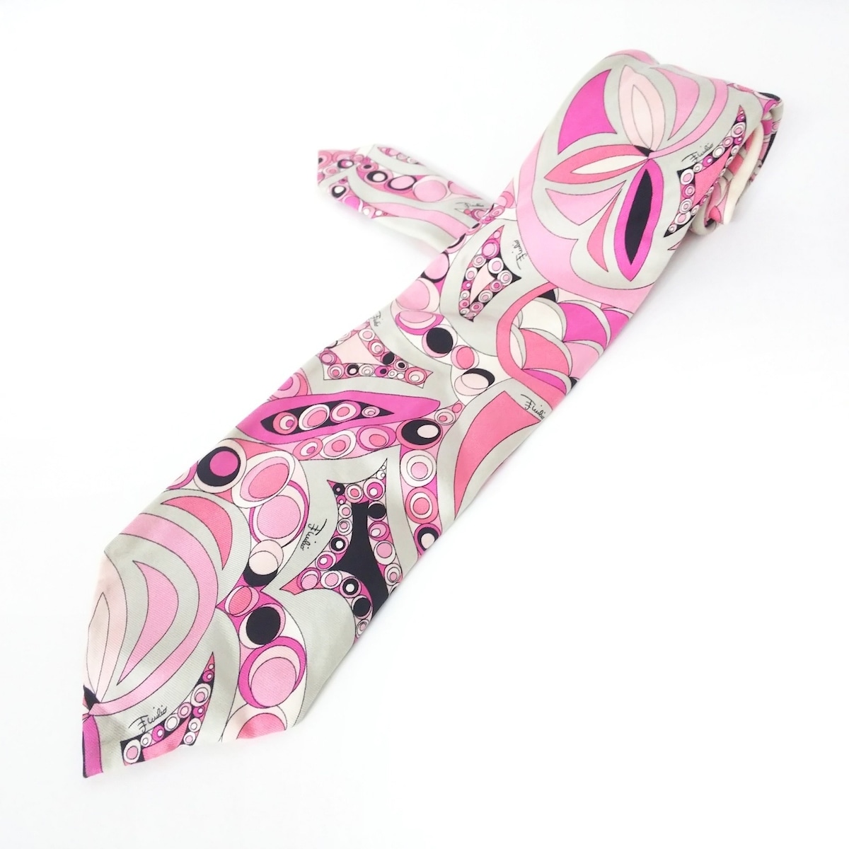 エミリオプッチ/ネクタイ/ライトグレー×ピンク×マルチの買取実績