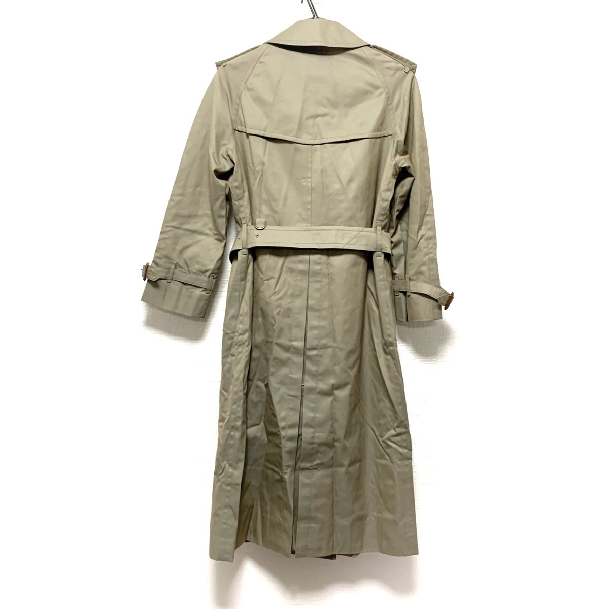 バーバリーズ トレンチコート サイズ7AB2 レディース美品 - カーキ
