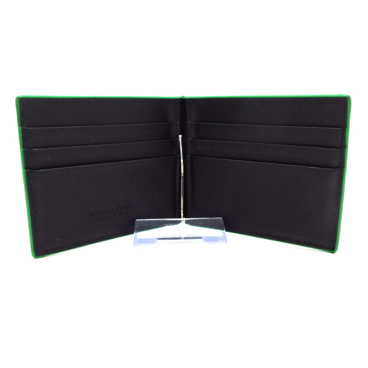 ボッテガヴェネタ/札入れ/カセット マネークリップウォレット/黒