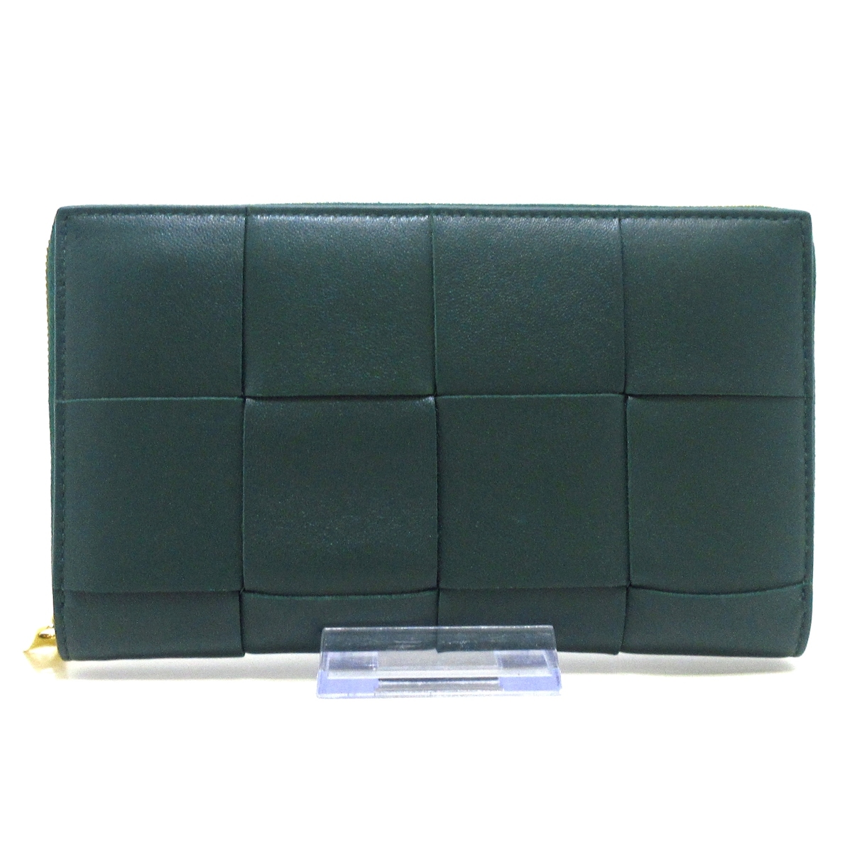 ボッテガヴェネタ/長財布/カセットジップアラウンドウォレット/ダーク