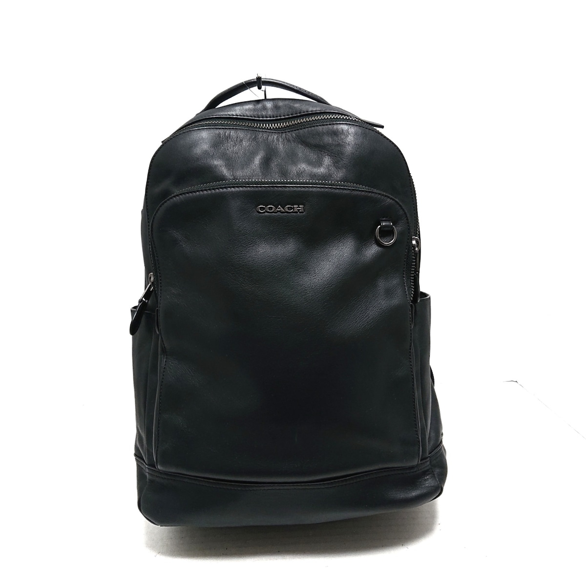 コーチ/リュックサック/グラハムバックパック/黒/レザー×化学繊維