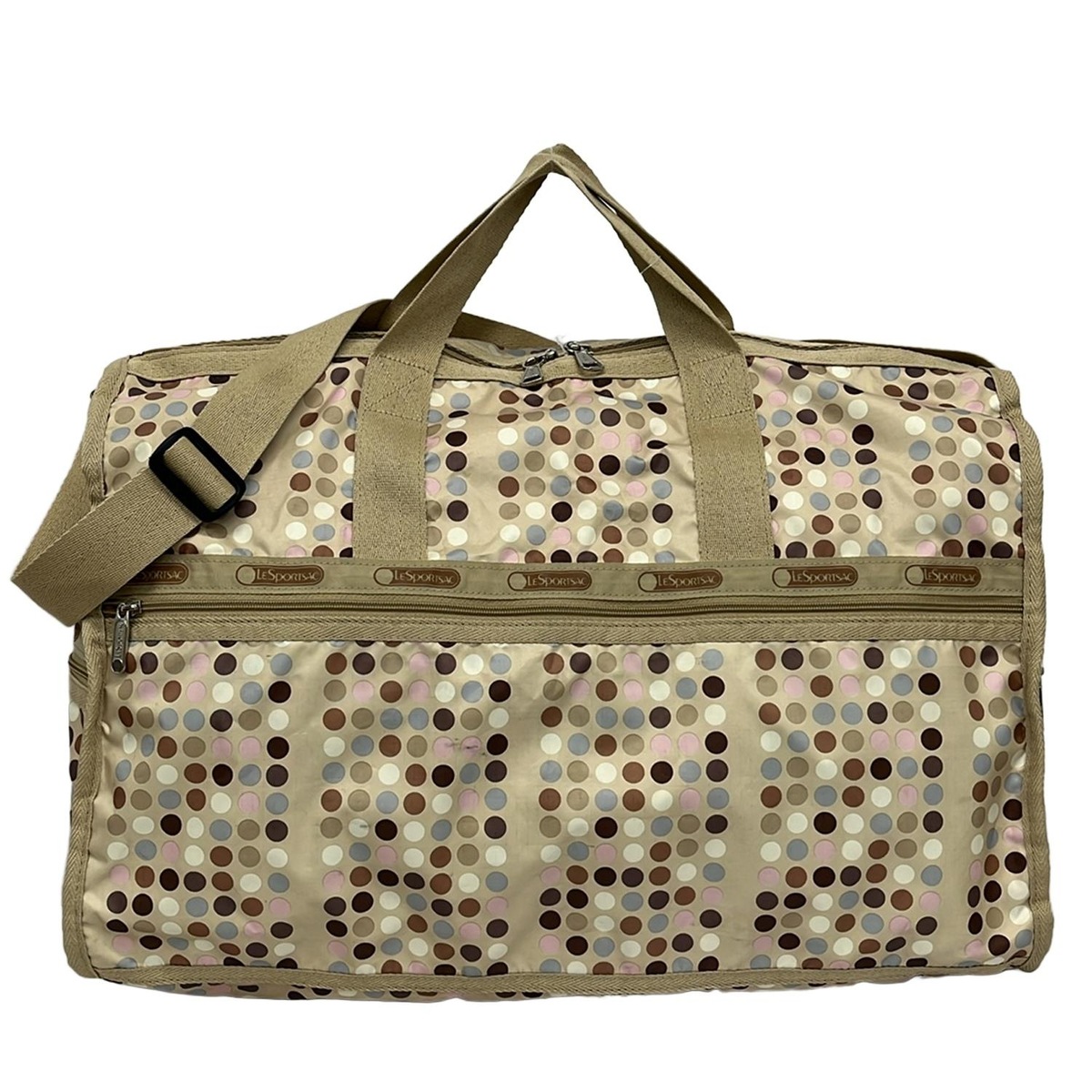 レスポートサック ボストンバッグ - ベージュ×ピンク×マルチ（19292198